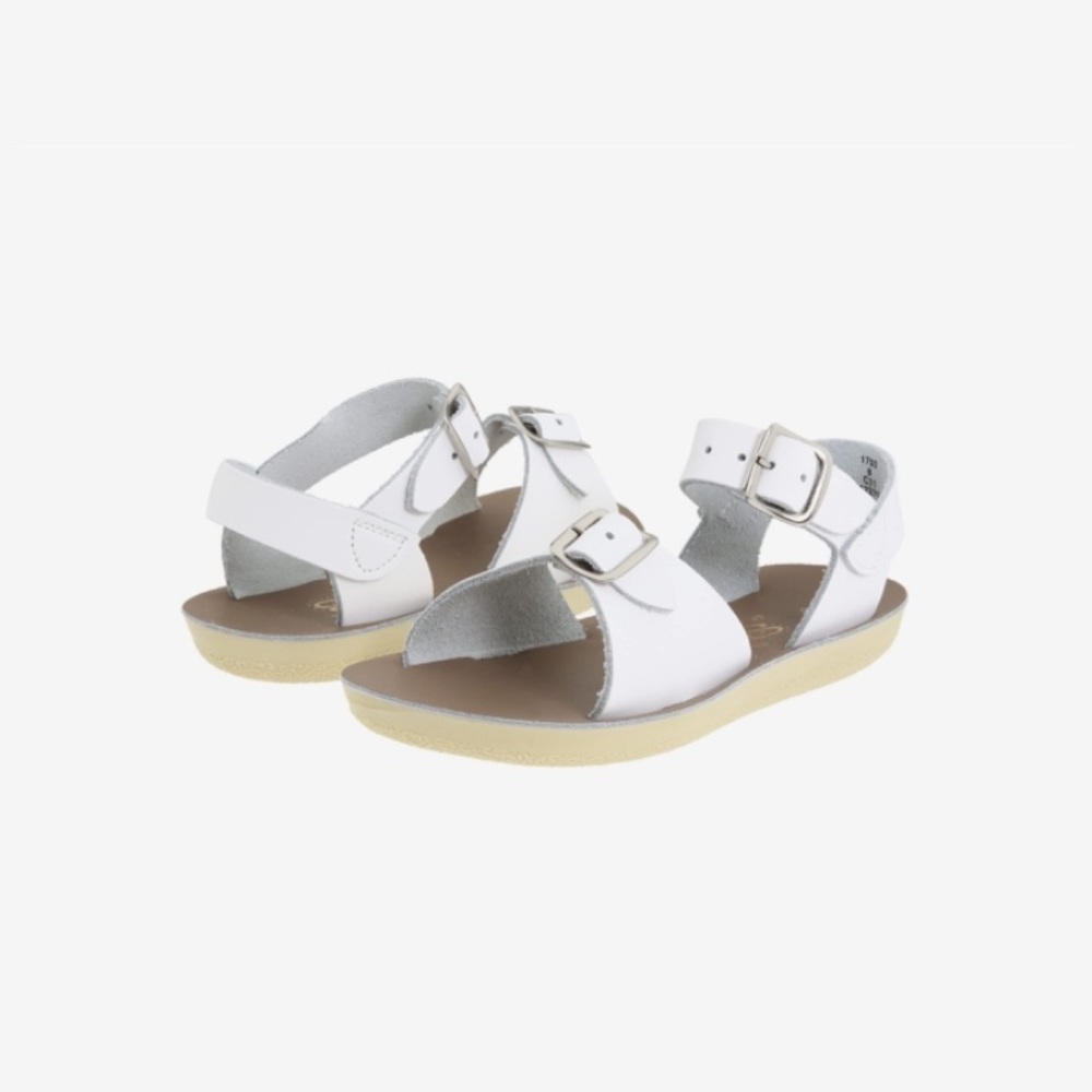 Sun San white girls sandals